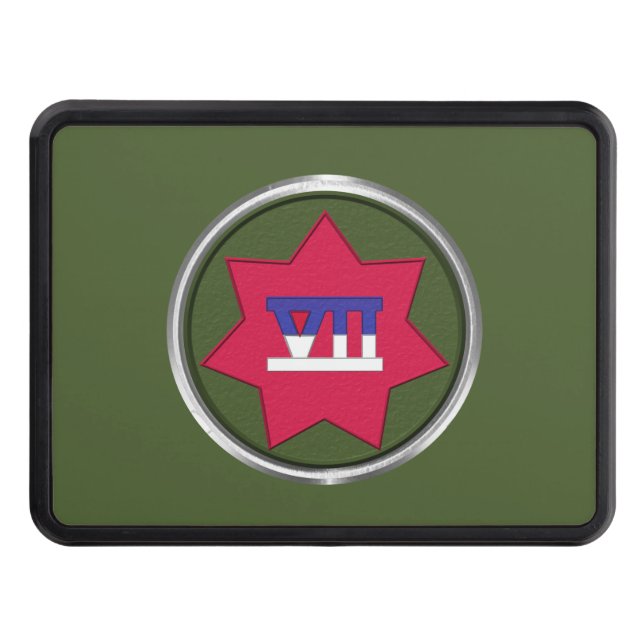 VII Armoured Corps Customized Patch Hitch Cover (Front)