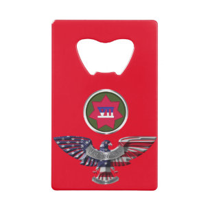 VII Armoured Corps Eagle Credit Card Bottle Opener