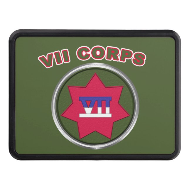 VII Armoured Corps  Trailer Hitch Cover (Front)