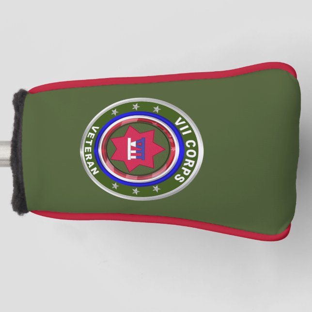 VII Corps “The Jayhawk Corps” Golf Head Cover (Front)