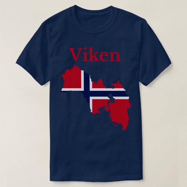 Viken County Norway T-Shirt (Design Front)
