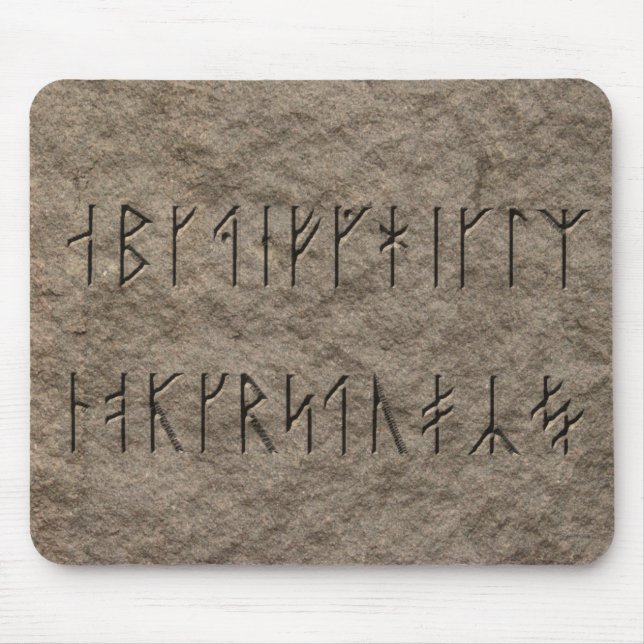 Viking Alphabet Mouse Pad (Front)