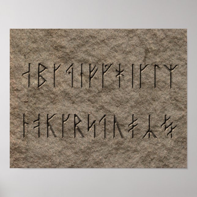 Viking Alphabet Poster (Front)