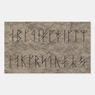 Viking Alphabet Sticker