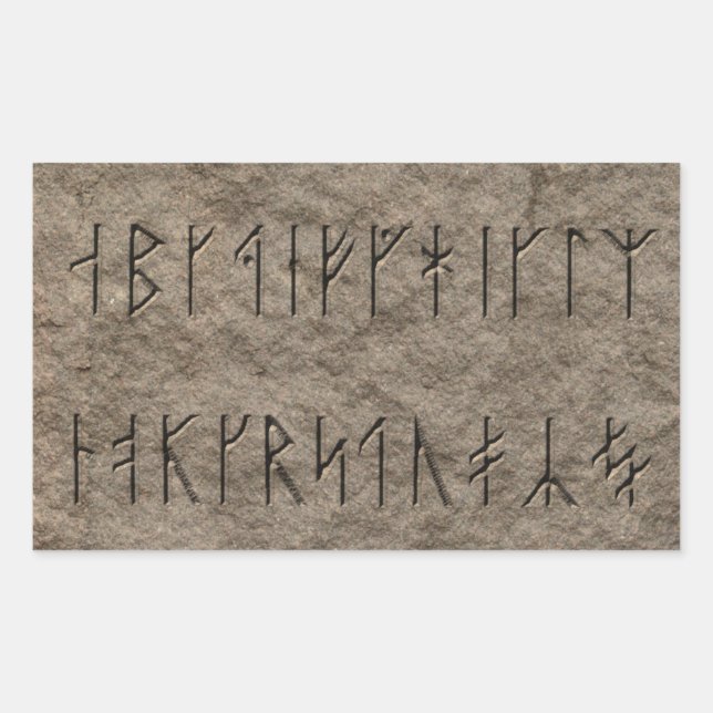 Viking Alphabet Sticker (Front)