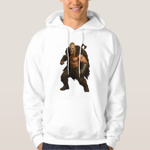 Viking Barbarian Hero Sweat à capuche