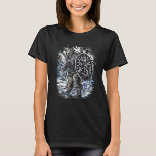Viking Bear Viking Axe Viking Shield Warrior   Veg T-Shirt