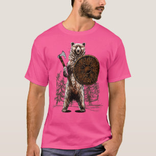 Viking Bear Warrior Odin Berserker Vikings Norse M T-Shirt