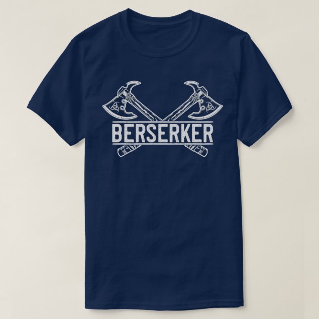 Viking Berserker Warrior Ax Valhalla Norse Mythol T-Shirt (Design Front)