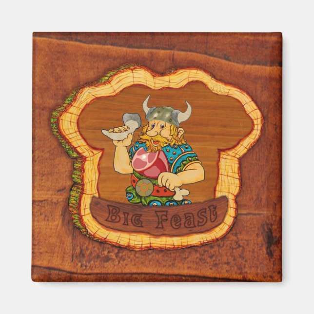 Viking Birthday Magnet (Devant)