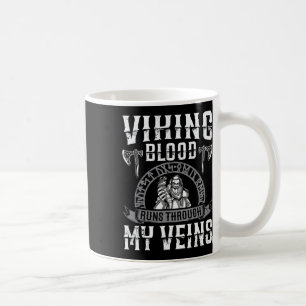 Viking Blood Runs Through My Veins Us Independence Coffee Mug