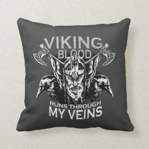 Viking Blood   Throw Pillow