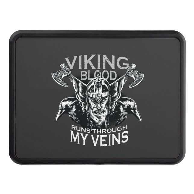 Viking blood trailer hitch cover (Front)