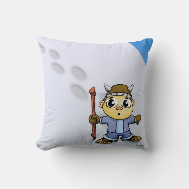 Viking Boy Pillow (Front)