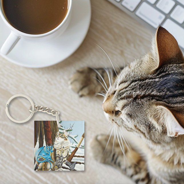 Viking Cat Blue Dragon (Créateur téléchargé)