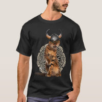 Viking Cat Valhalla Norse Warrior