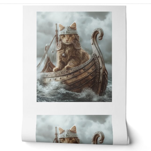 Viking Cat Wallpaper (Unrolling)