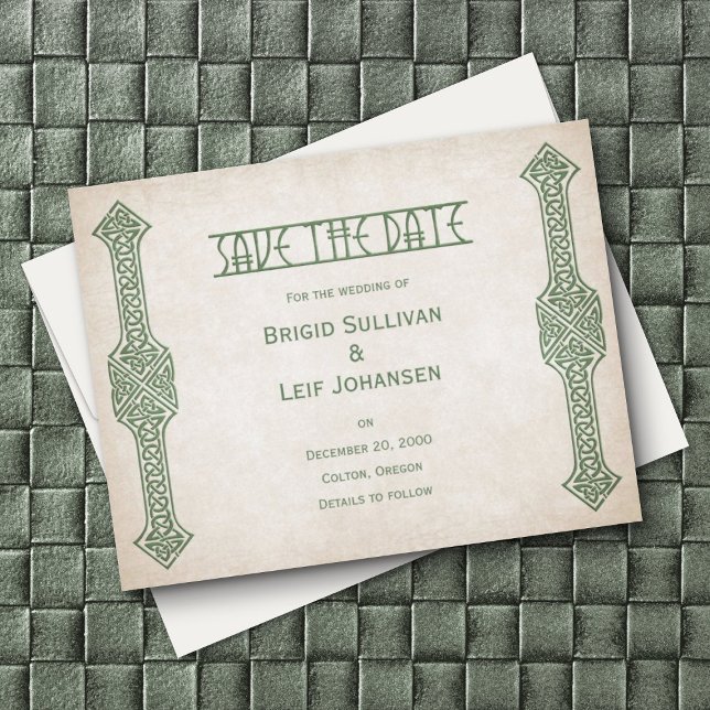 Viking Celtic Gamer Wedding Save The Date (Creator Uploaded)