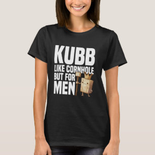 Viking Chess Legend Kubb King Lawn Game Set Viking T-Shirt