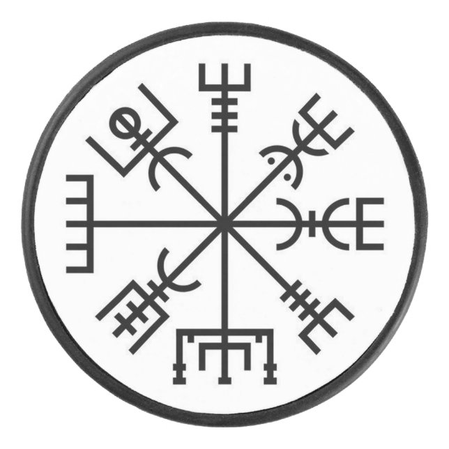 Viking Compass Hockey Puck! Hockey Puck (Front)