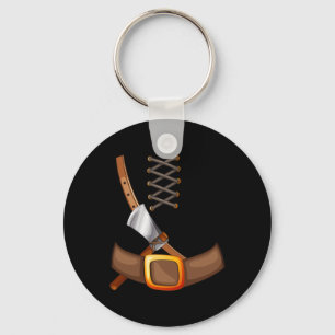 Viking Costume Halloween Trick Or Treating Inspire Keychain