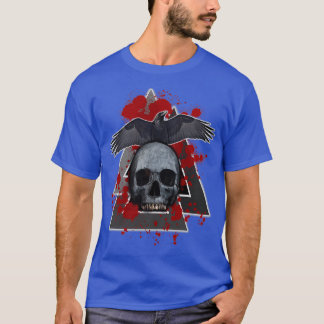 Viking Death Skull Raven Valknut T-Shirt