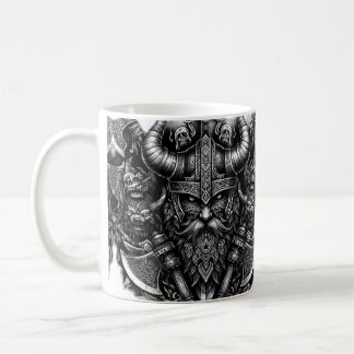 Viking design coffee mug