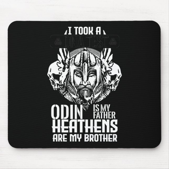 Viking DNA Warrior Norse Mythology Valhalla Gift Mouse Pad (Front)