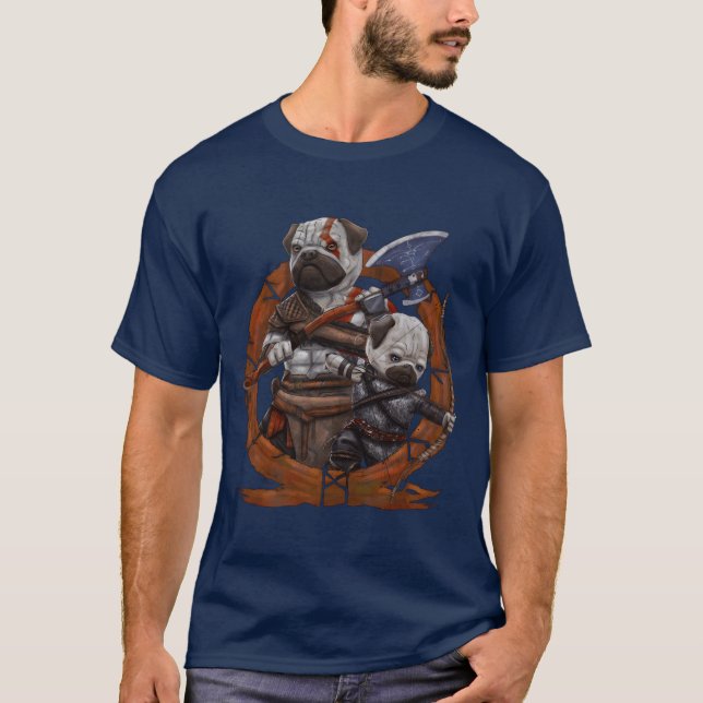 viking dog boy friend T-Shirt (Front)