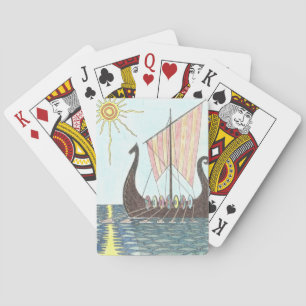 VIKING DRAGONBOAT playing cards