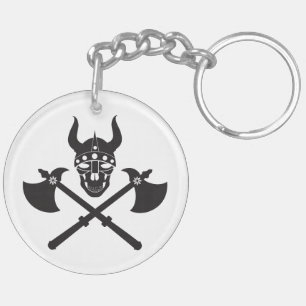 Viking emblem keychain