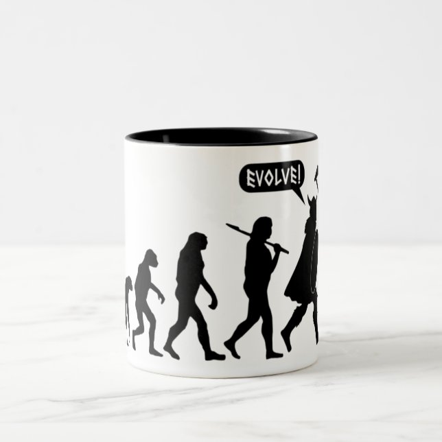 Viking Evolution Two-Tone Coffee Mug (Center)