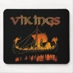 Viking Funeral Mousepad