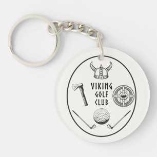 Viking Golf Club Keychain