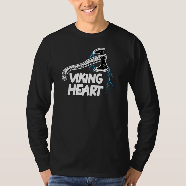 Viking Heart I Viking Warrior Beer Beard Pullover (Front)