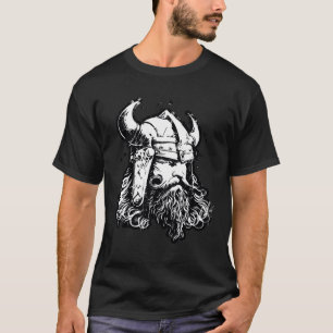 Viking Helmet Warrior Odin Valhalla Workout Gym Fi T-Shirt