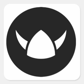 Viking Hero Ideology Square Sticker