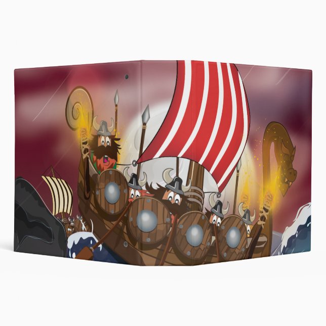 Viking Invasion Fleet Binder (Background)