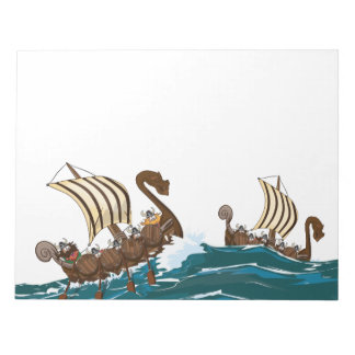 Viking Invasion Fleet Notepad