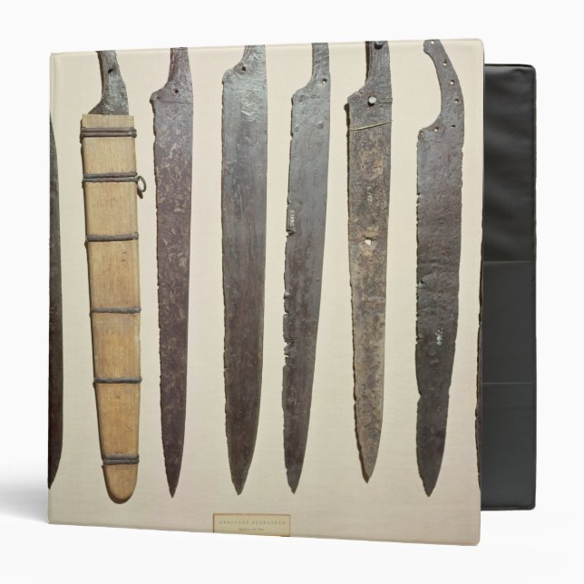 Viking iron blades for swords binder (Front/Inside)