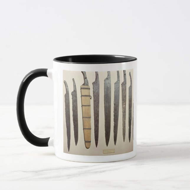 Viking iron blades for swords mug (Left)