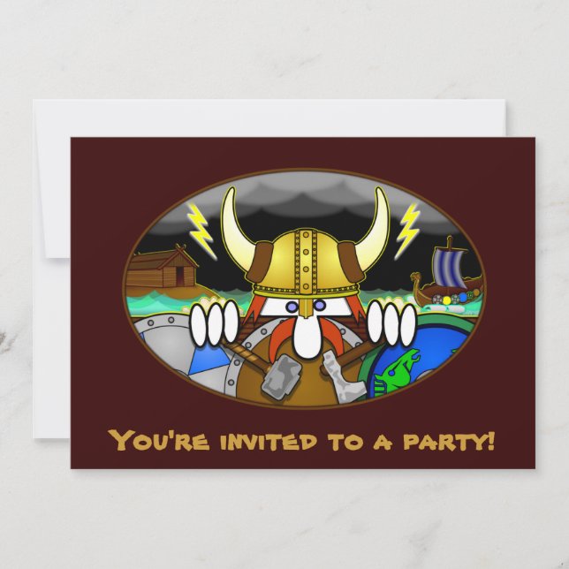 Viking Kilroy Invitations (Front)