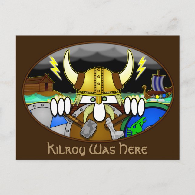 Viking Kilroy Postcard 2 (Front)