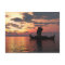 Viking Longship at Sunset