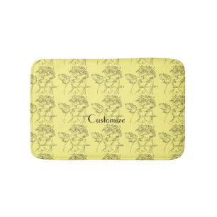 Viking Mermaid Warrior Thunder_Cove Bath Mat