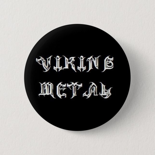 Viking Metal 2 Inch Round Button (Front)