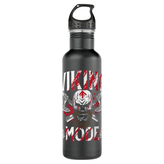 Viking Mode Norse Mythology Design for Viking Warr 710 Ml Water Bottle (Front)
