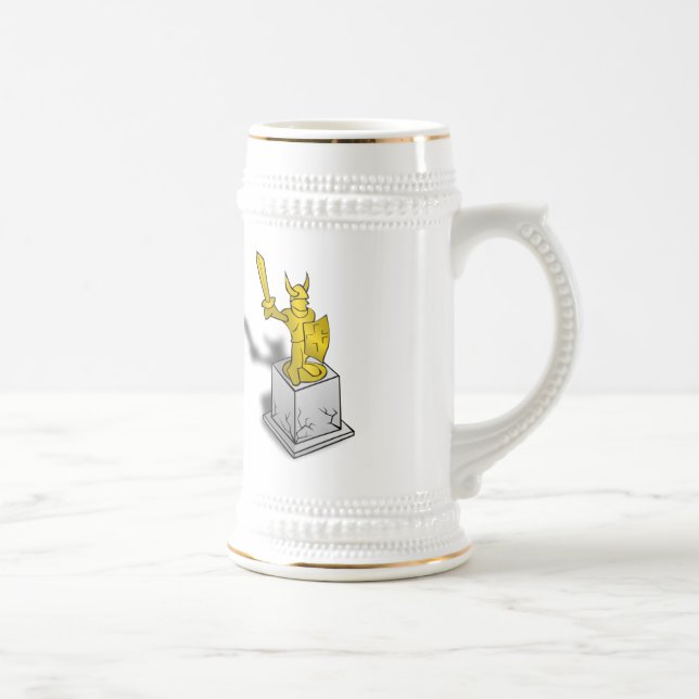 Viking Monument Beer Stein (Right)