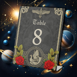 Viking mystical charm with elegant Celtic knots. Pedestal Sign
