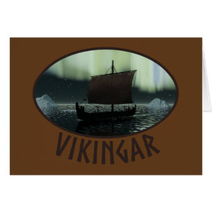 Viking Navire Et Lumières Du Nord